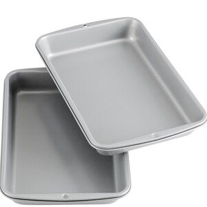 Wilton Non-Stick Silver Brownie Pan